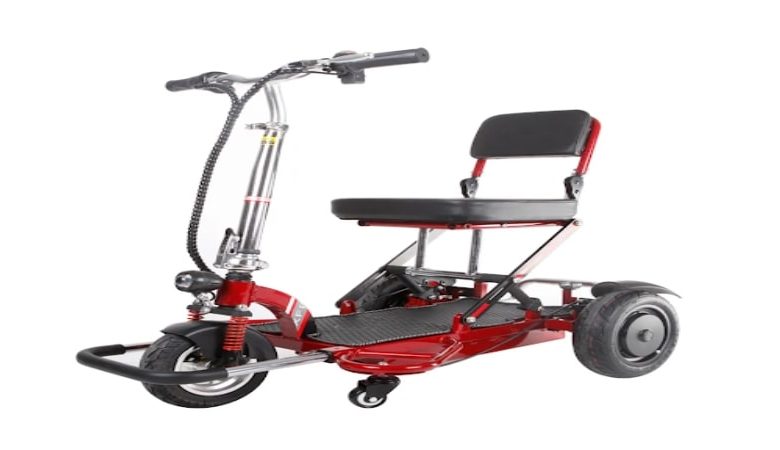 A 3-wheel electric scooter